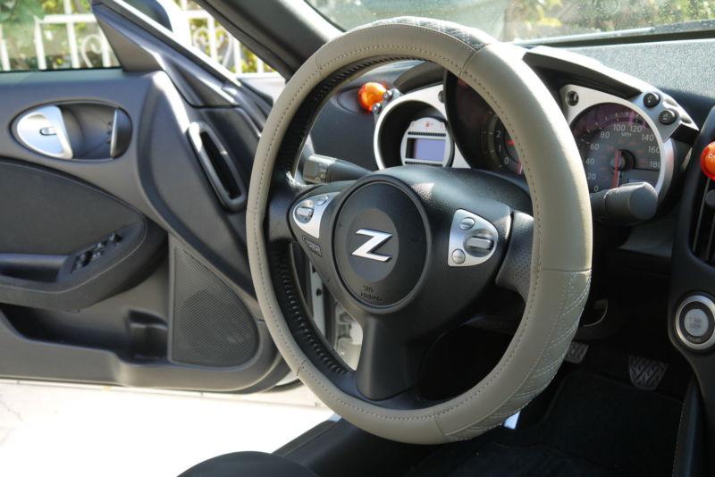 DODGE FORD CIRCLE COOL 57008 LEATHER WRAP STEERING WHEEL COVER BEIGE CAR TRUCK, US $19.99, image 10