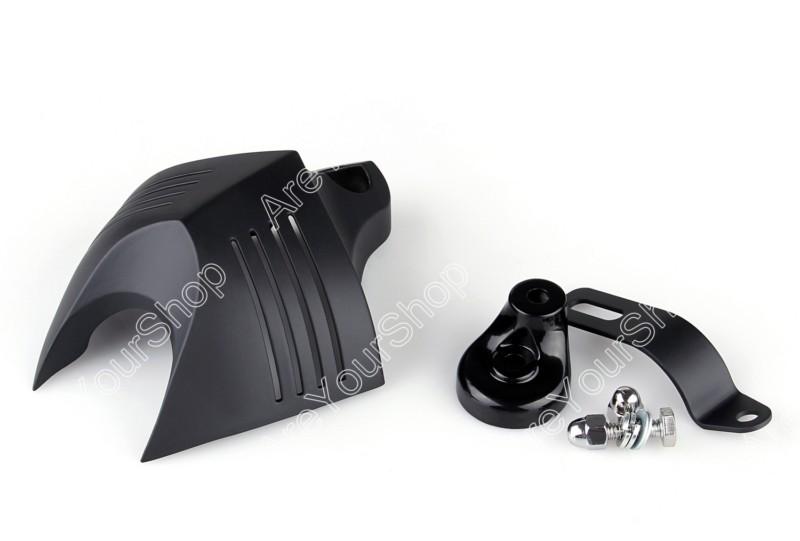 V-shield horn cover fit harley big twins evo 92-12 twin cam 88 and twin cam 96 b