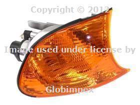 Bmw e46 turn signal light with yellow lens right / passenger side front oem