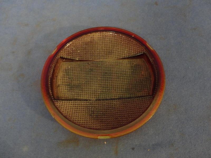 VINTAGE 7 INCH BRAKE LIGHT LENSE DIETZ 470, US $65.00, image 2