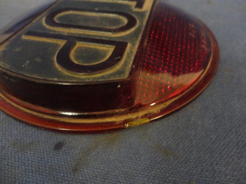 VINTAGE 7 INCH BRAKE LIGHT LENSE DIETZ 470, US $65.00, image 5