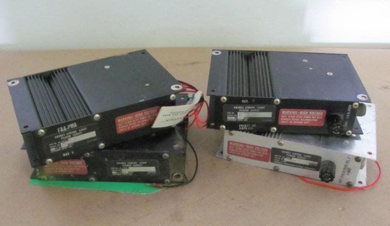 Grimes strobe light power supplies - lot of 4ea