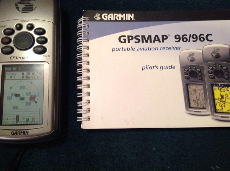 Purchase Garmin GPS Map 96C Color Aviation Moving Map Barely Used