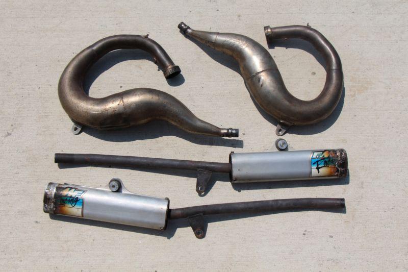 Fmf aftermarket banshee exhaust pipes & silencers chrome silencers p-7