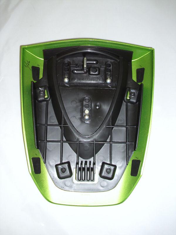 Purchase 2009 HONDA CBR600RR GREEN METALLIC REAR PASSENGER SEAT COWL in