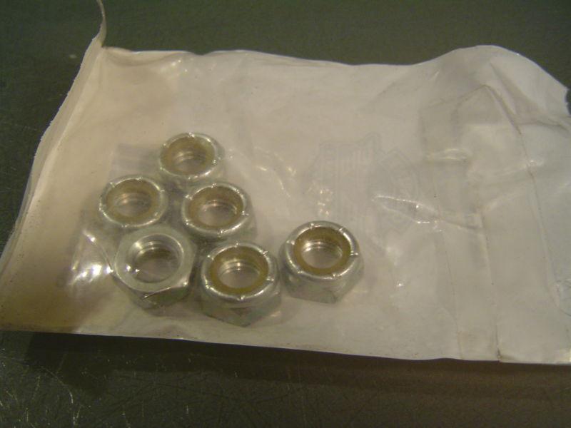 Harley davidson 3/8"-16 x 9/32" x 9/16" hex nut with nylon insert p/n 7667