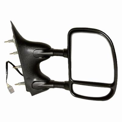 Power side view door mirror double swing, w/ dual arm telescopic passenger right