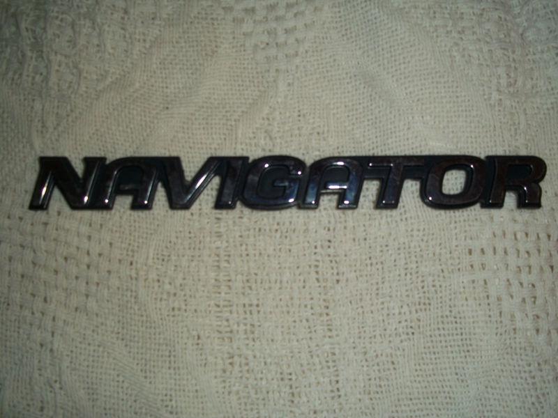 Ford lincoln navigator emblem  8 1/4" x 1" logo 