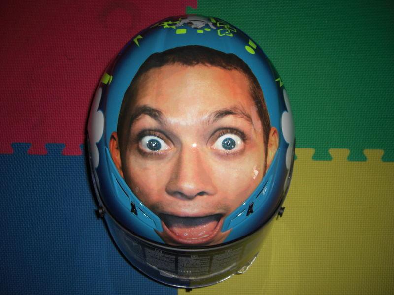 Very rare new agv rossi face replica gp-tech valentino xxlarge xxl 2xl helmet 