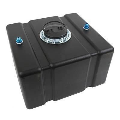Jaz circle track fuel cell 12 gallons plastic black 200-012-nf 17.5"x16"x10"