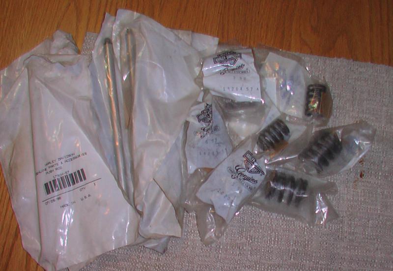 Oem valve springs pushrods harley ironhead sportster 18203-57 18204-57 17904-57