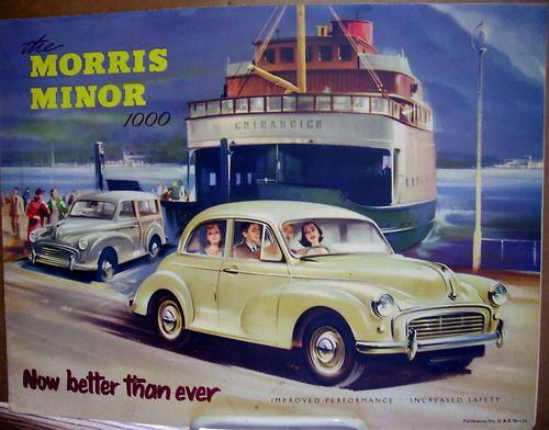 1958 58 1959 59 morris minor 1000 sales brochure