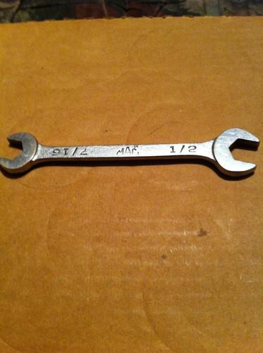 Mac off set wrench 7/16 - 1/2