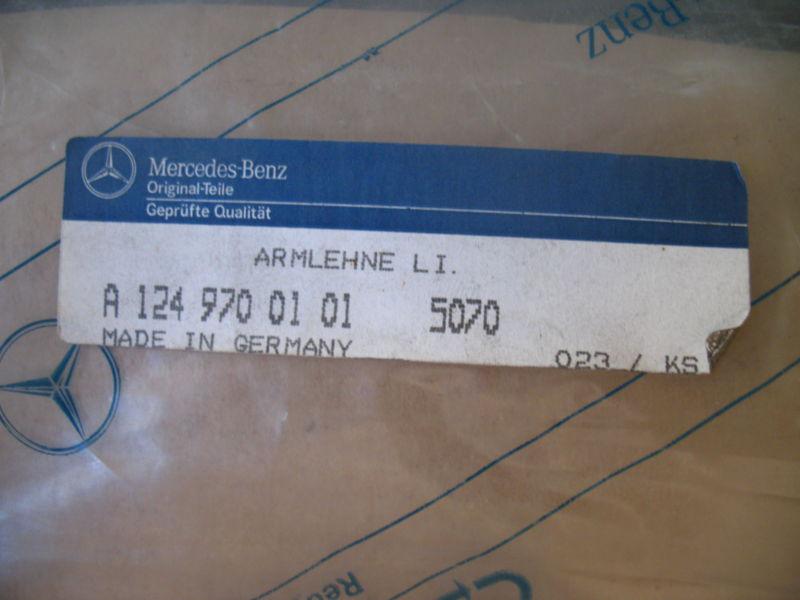 Mercedes Benz W124 arm rest armrest NEW OEM 200 230E 300E 230CE 300TD 250D 300D, US $199.00, image 10