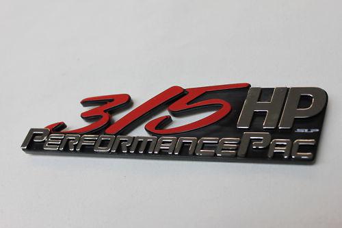 82-02 camaro firebird slp 315hp fender emblem badge