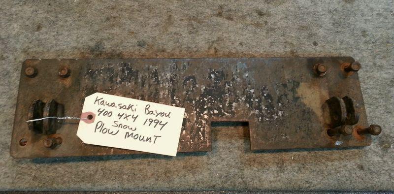 Kawasaki bayou 300-400 4x4  1994 snow plow mounting bracket. 