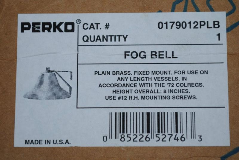 Perko Fog Bell Fig. 179 0179012PLB, US $360.00, image 2
