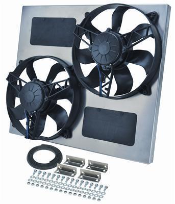 Derale performance high output dual rad fan and shroud kit 16830