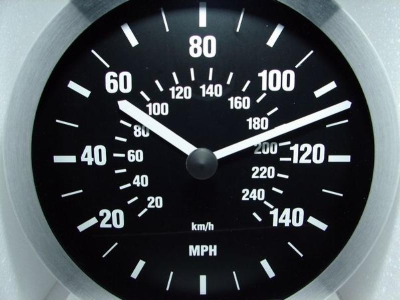 Bmw speedometer wall clock e30 e34 e46 e39 aluminum metal case quartz watch new