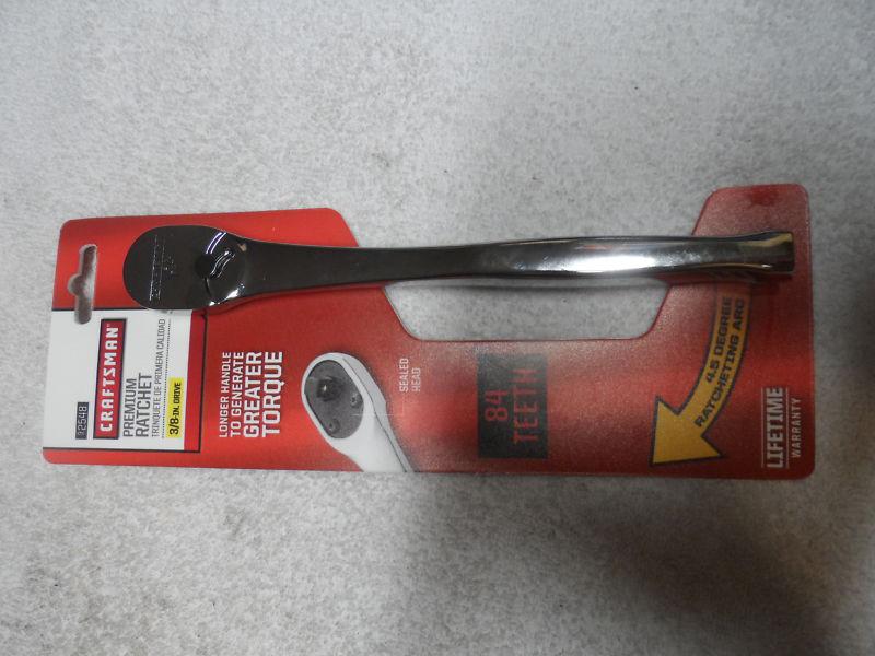 Craftsman 3/8 drive premium grade polish ratchet - part # 2548 - usa