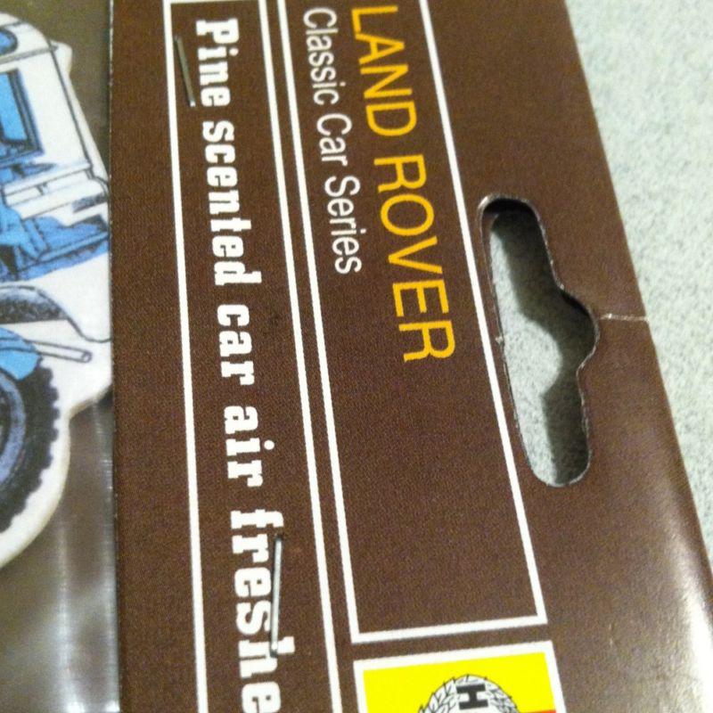 Buy Land Rover Pine Scented Air Freshener Haynes Manual Series Defender