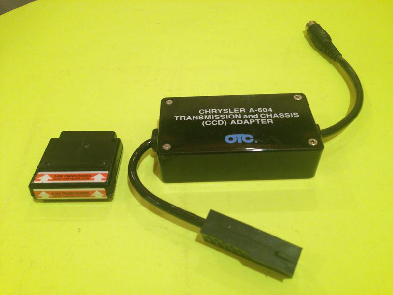 Otc 3305-22 chrysler a-604 ccd tranny & chassis adapter