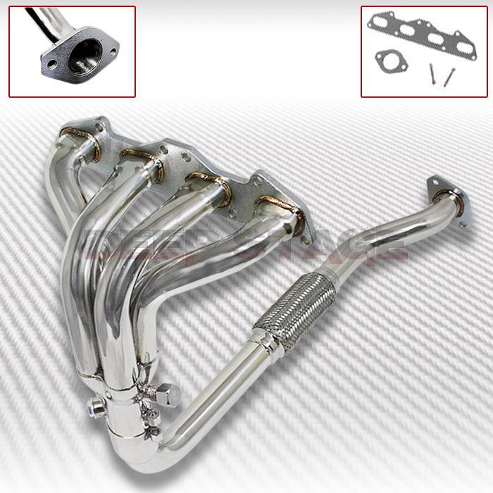 Tubular exhaust manifold header extractor 95-99 eclipse/talon/avenger non-turbo