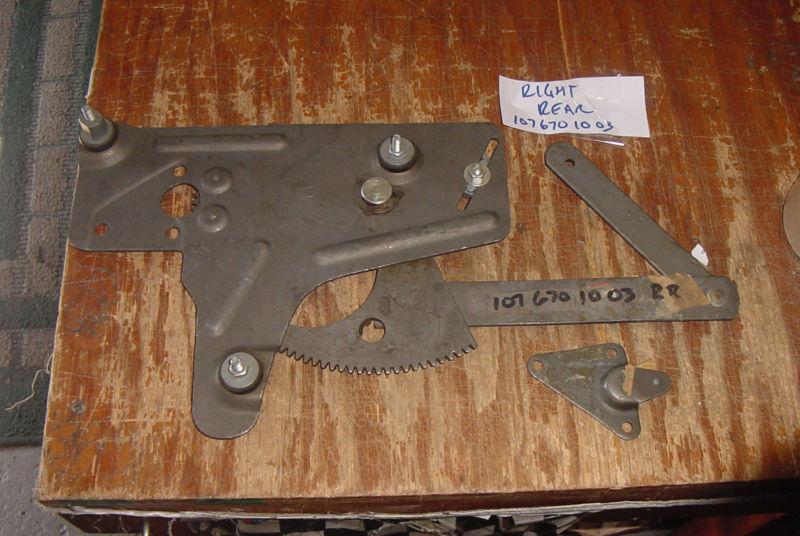 New right hand rear window regulator mercedes benz 450slc 380slc 350slc ch107