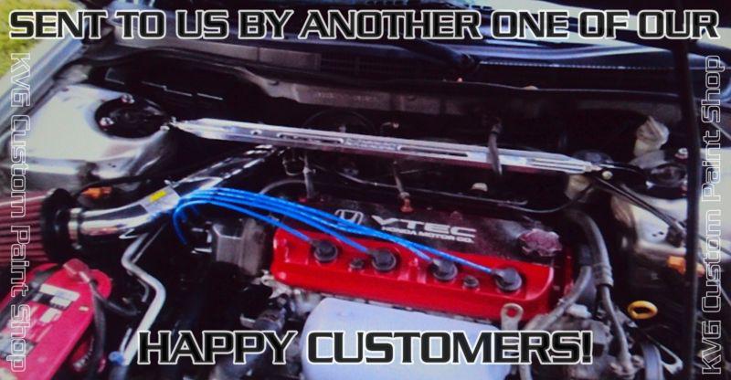 Custom Honda Civic Valve Cover JDM d16 Z6 Y8 Y7 Y5 Non or VTEC Airbrushed, US $99.99, image 9