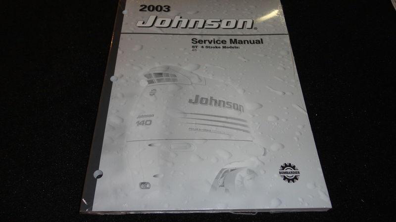 2003 johnson manual st 4 stroke 4,5 hp #5005472 outboard boat motor repair