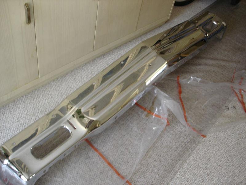Buy 1973,1974,1975,1976,1977 EL CAMINO RECHROMED FRONT BUMPER in North