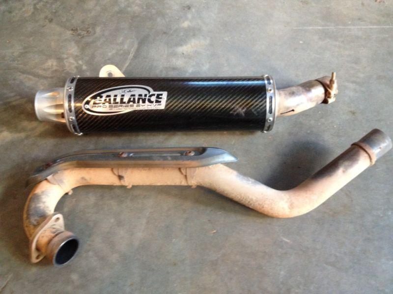 07 trx 450er hmf ballance carbon exhaust