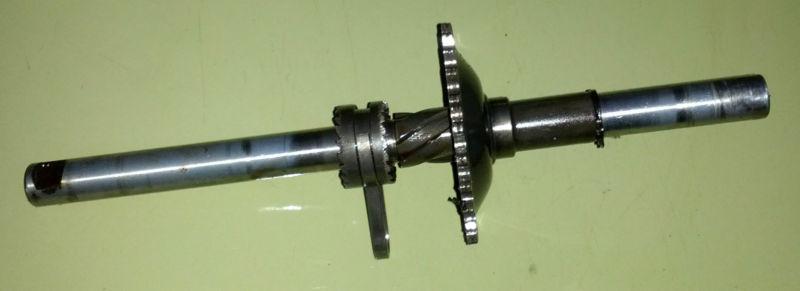 Tomos pedal shaft with kick start assembly 