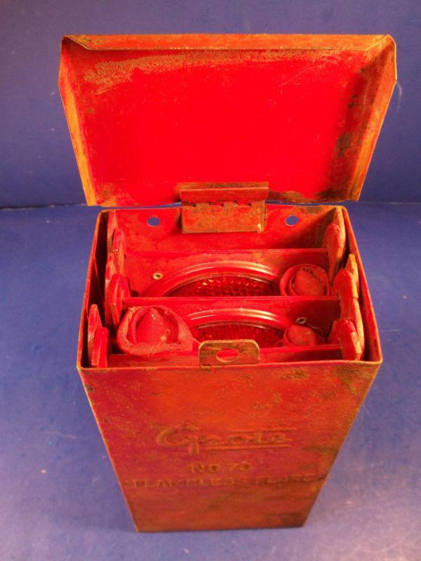 Buy Vintage GROTE Automobile Emergency Reflector Flameless Flare Kit No.70 in North Fort Myers