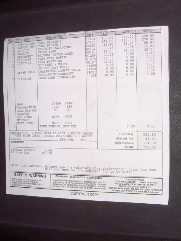 KONIG WHEELS (15X7) & TOYO PROXES 4 TIRES (205/55 & 50 R15V) USED FOR 600 MILES!, US $699.00, image 12