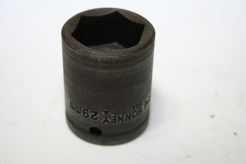 Bonney 1/2 inch drive impact socket metric 29 mm pa-29m little or no use