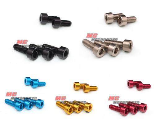 Kawasaki cnc fuel cap bolts screws set zx6r zx10r ninja 07-13 2012 2011 2013 