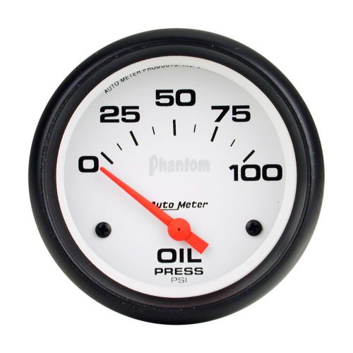 Buy Auto Meter 5827 Phantom; Electric Oil Pressure Gauge in Multiple