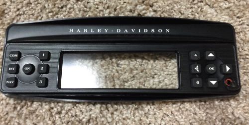 Oem harley davidson radio face plate rain guard / splash cover 06-13 76160-06