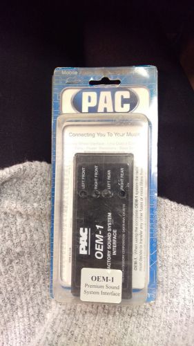 Pac audio oem-1 factory sound system interface