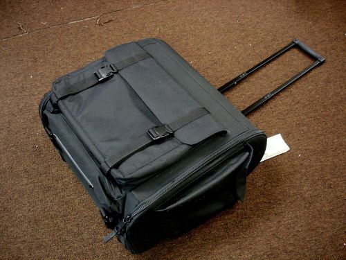 Harley-davidson large black dowco universal deluxe side loader roller bag