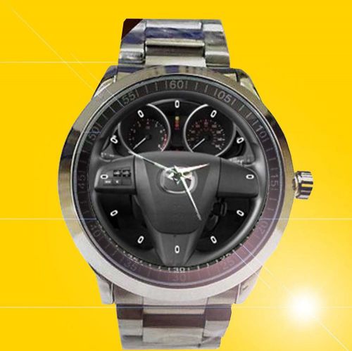 New item mazda3 4-door sedan auto i sport steering wheel wristwatches