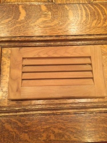 Teak louvered insert - 6-3/8&#034; x 11-3/16&#034; x 3/4&#034;