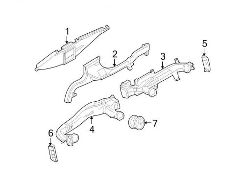 Ford oem dashboard air vent 9c2z19893ac image 7