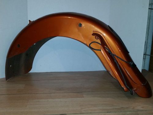 Harley davidson touring street glide rear fender w/ taillight assembly