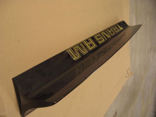 Trans am, camaro, formula rear deck trunk spoiler fin. years up to 1981