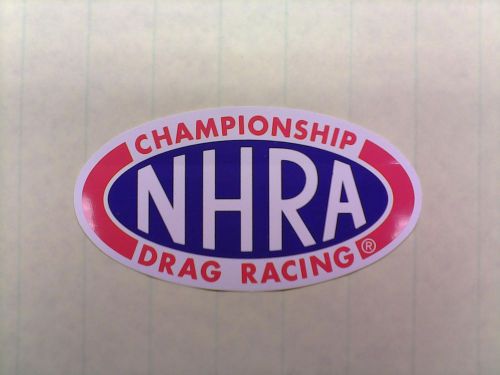 Nhra championship drag racing 6-1/4&#034; decal/sticker--perfect for your drag car