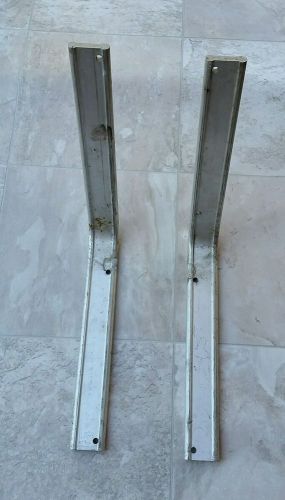 Aluminum boat seat support brackets (pair) captain's chair