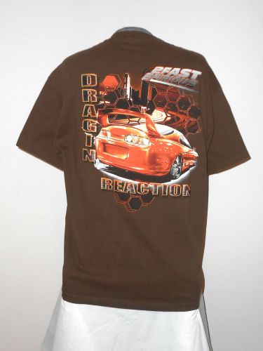 The fast and the furious "2 fast 2 furious" "dragin reaction" t-shirt xl *l@@k*