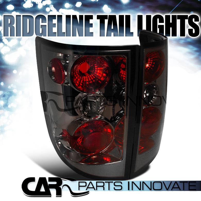 2005-2010 honda ridgeline chrome housing smoke altezza tail lights rear lamp